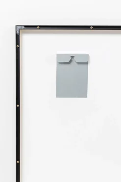 Obraz Czarno-biały Twarze Abstrakcyjne Rama Z Aluminium 150x100 Cm