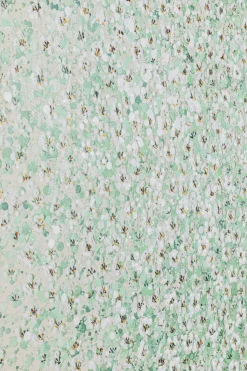 Obraz łódź I Zielone Kwiaty 120x160 Cm Beżowe Tło