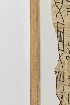 Obraz Do Salonu Naturalny Boho Czarne Wzory 50x150 Cm