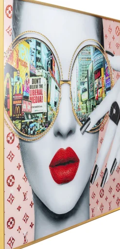 Obraz Do Salonu Nowoczesny Times Square 120x120 Cm