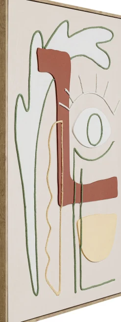 Obraz Do Salonu Oko Z Kolorowymi Wzorami 60x90 Cm