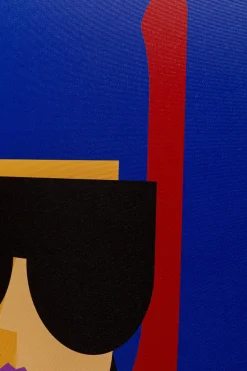 Obraz Kolorowy Do Salonu Dziewczyna W Okularach 60x90 Cm