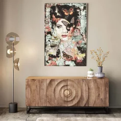 Obraz Lady Butterfly 100x150 Cm Kolorowy