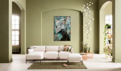Obraz Lady Flower 100x150 Cm Kolorowy