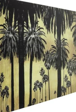 Obraz Metallic Palms 180x120 Cm