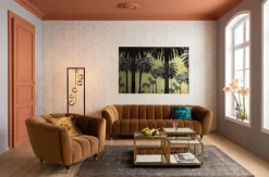 Obraz Metallic Palms 180x120 Cm
