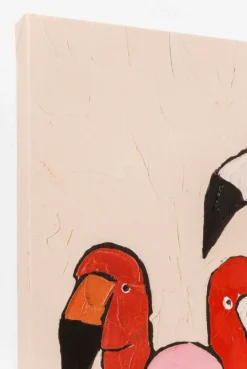 Obraz Touched Flamingo Meeting 90x120 Cm