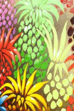Obraz Touched Flower Elephant 120x90 Cm Kolorowy