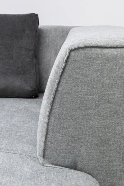 Otoman Infinity Chenille 182x117 Cm Szary Prawy
