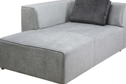 Otoman Infinity Chenille 182x117 Cm Szary Lewy