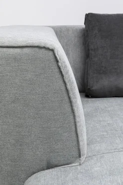 Otoman Infinity Chenille 182x117 Cm Szary Lewy