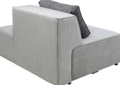 Otoman Infinity Chenille 120x100 Cm Szary