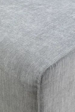 Otoman Infinity Chenille 120x100 Cm Szary