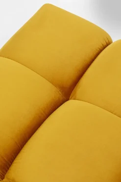 Podnóżek Belami Velvet 105x70 Cm Bursztynowy