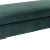 Podnóżek Gianni Velvet 130x62 Cm Ciemnozielony