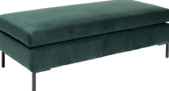 Podnóżek Gianni Velvet 130x62 Cm Ciemnozielony
