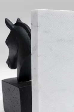 Podpórki Na Książki Horse 36x21 Cm Czarno-białe