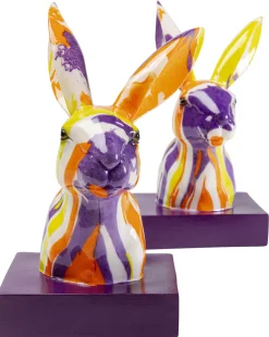 Podpórki Na Książki Kolorowe Zające 12x20 Cm 2-set