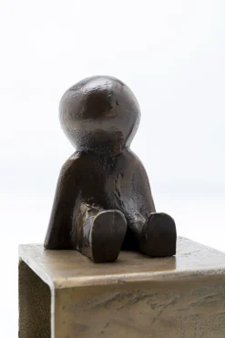 Podpórki Na Książki Little Males 2 El. 21x19 Cm Aluminium Brązowe