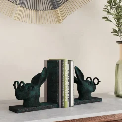 Podpórki Na Książki Smart Rabbit 2 El. 32x18 Cm Aluminium