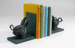 Podpórki Na Książki Smart Rabbit 2 El. 32x18 Cm Aluminium