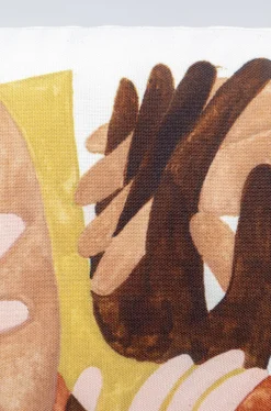 Poduszka Dekoracyjna Artistic Hands 50x30 Cm Kolorowa