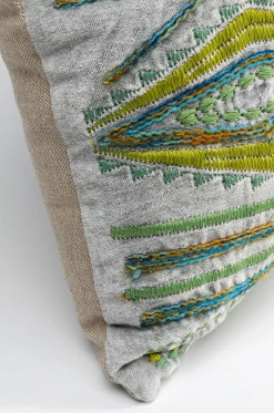 Poduszka Dekoracyjna Desna Patchwork Green 60x35 Cm