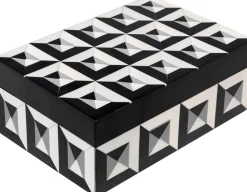 Pudełko Na Biżuterię Geometryczne 20x12 Cm