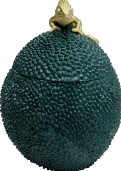 Pudełko Na Biżuterię Lub Kosmetyki Chameleon 34 Cm Zielono-złote