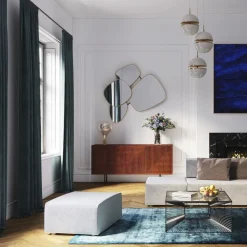 Pufa Infinity 100x80 Cm Szara