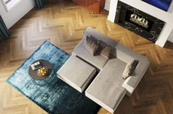Pufa Infinity 100x80 Cm Szara