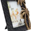 Ramka Na Zdjęcia Palm Beach 21x24 Cm Czarno-złota