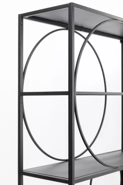 Regał Circle 100x200 Cm Czarny