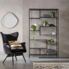 Regał Loft 115x195 Cm Czarny