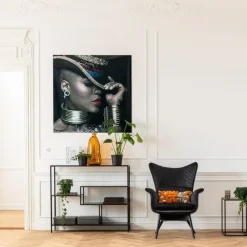 Regał Loft 115x100 Cm Czarny