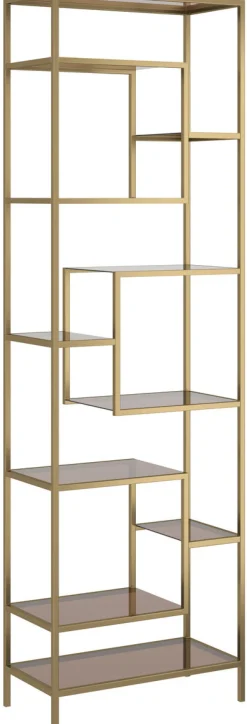 Regał Loft 60x195 Cm Złoty