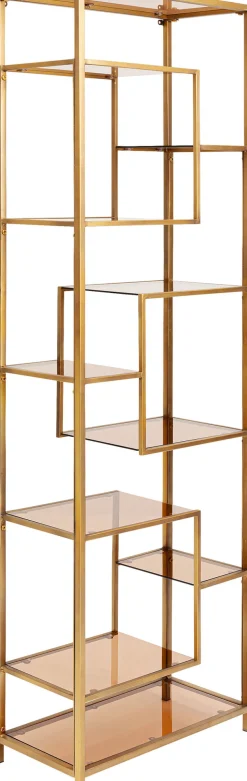 Regał Loft 60x195 Cm Złoty
