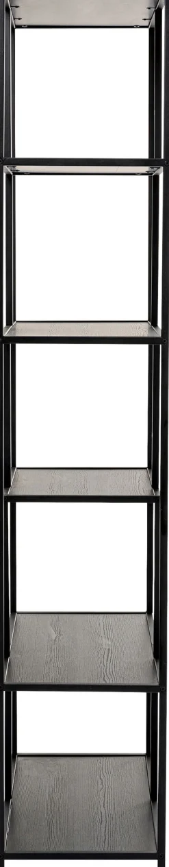 Regał Loftie 77x185 Cm Czarny