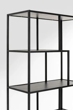 Regał Loftie 77x185 Cm Czarny