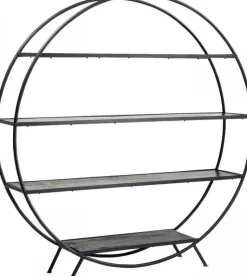 Regał Mason Round 180x175 Cm Czarny
