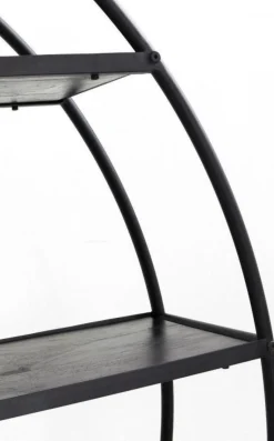Regał Mason Round 180x175 Cm Czarny