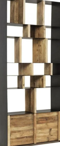 Regał Storm 100x234 Cm Drewniano-metaliczny