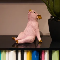 Skarbonka Chillax Pig 17x28 Cm Jasnoróżowa