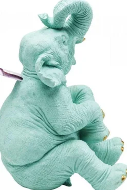 Skarbonka Happy Elephant 24x39 Cm Jasnoniebieska
