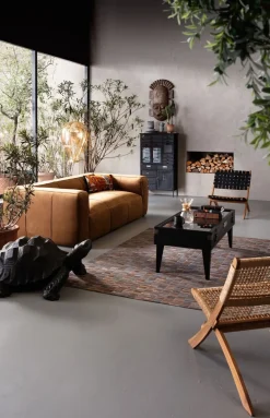 Sofa Cubetto 220 Cm Brązowa