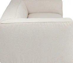 Sofa Cubetto Cord 3 Os. 220 Cm Kremowa
