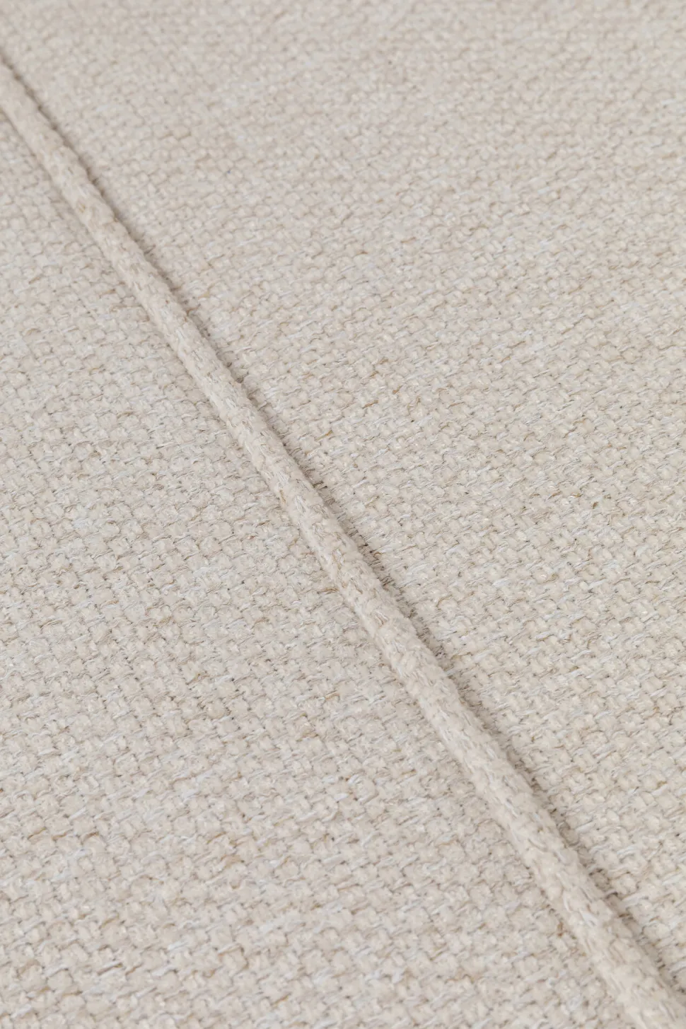 Sofa Cubetto Cord 3 Os. 220 Cm Kremowa