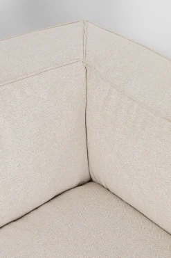 Sofa Cubetto Cord 3 Os. 220 Cm Kremowa