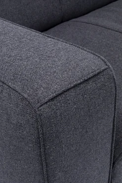 Sofa Cubetto Cord 3 Os. 220 Cm Ciemnoszara
