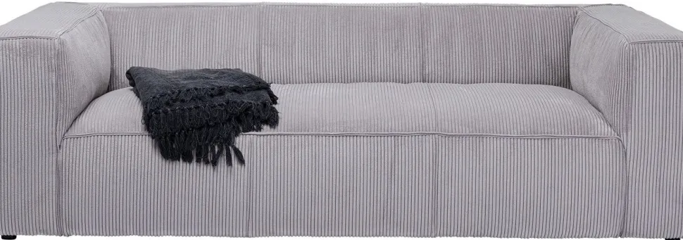 Sofa Cubetto Cord 3 Os. 220 Cm Jasnoszara